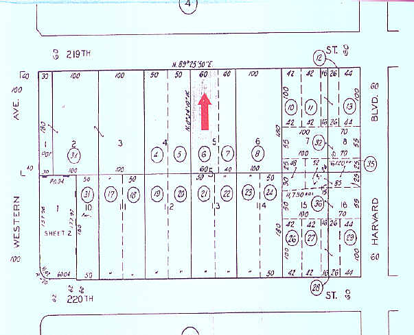 1636 W 219th St, Torrance, CA for sale - Plat Map - Image 2 of 11