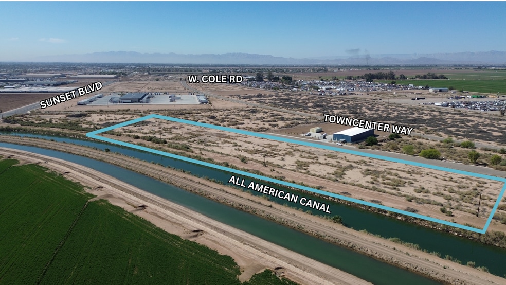 Towncenter Way & Sunset Blvd, Calexico, CA for sale - Aerial - Image 2 of 3