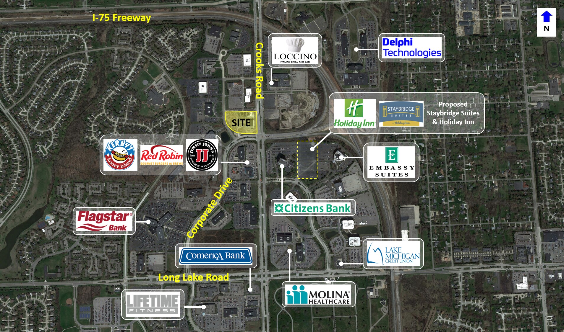 5625 Crooks Rd, Troy, MI 48098 Retail for Lease