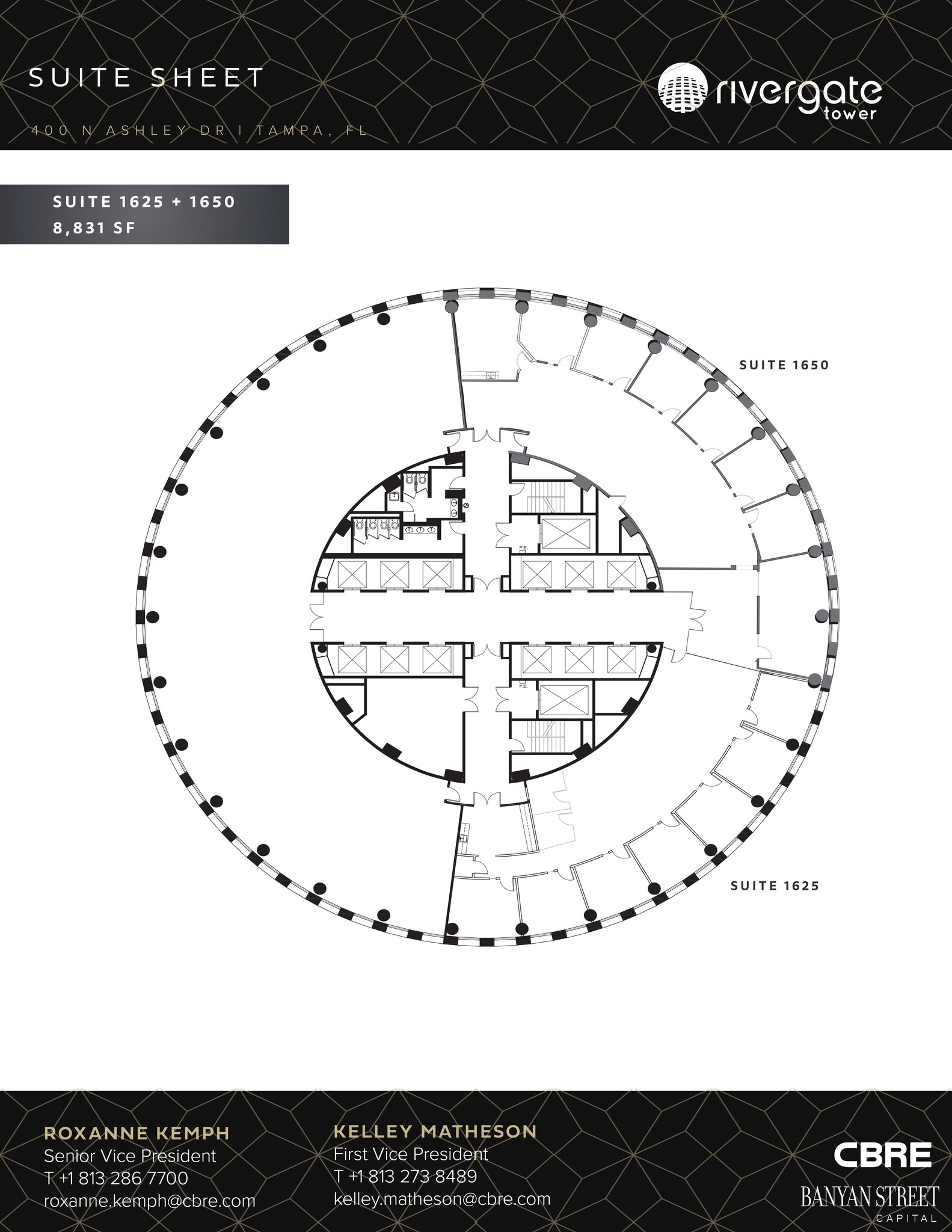 400 N Ashley Dr, Tampa, FL for lease Site Plan- Image 1 of 2