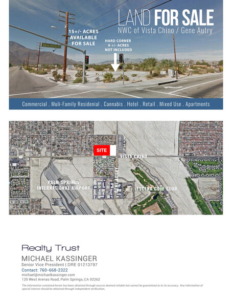 Vista Chino, Palm Springs, CA for sale - Building Photo - Image 1 of 1