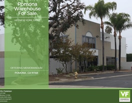 Prime POMONA Warehouse FOR SALE - VFCRE - Life Science