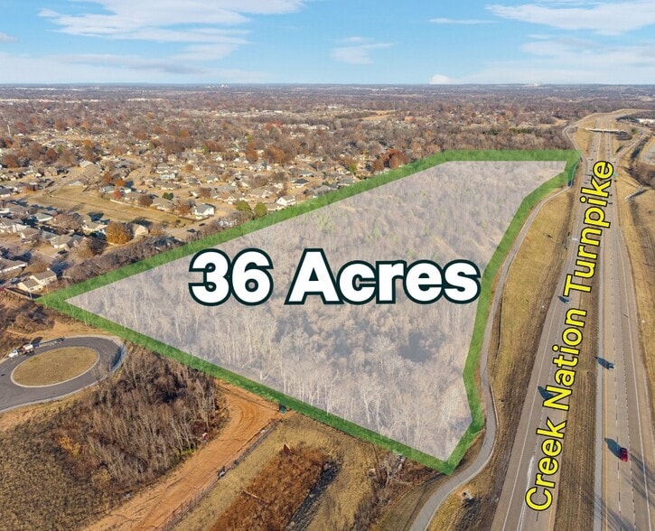 Creek Nation Tpke, Broken Arrow, OK for sale - Aerial - Image 2 of 3
