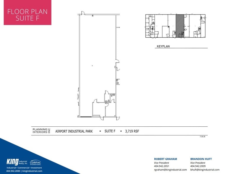 1830 Airport Industrial Park Dr, Marietta, GA for lease - Floor Plan - Image 2 of 3