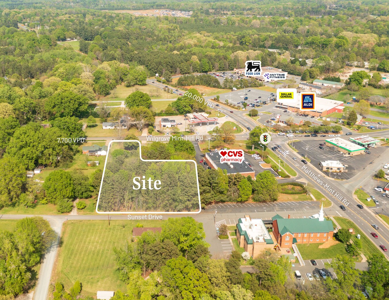 4332 Sunset Dr, Mint Hill, NC 28227 4317 Wilgrove Mint Hill Rd & 4332