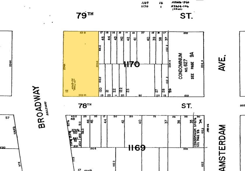 2200-2218 Broadway, New York, NY for lease - Plat Map - Image 2 of 8