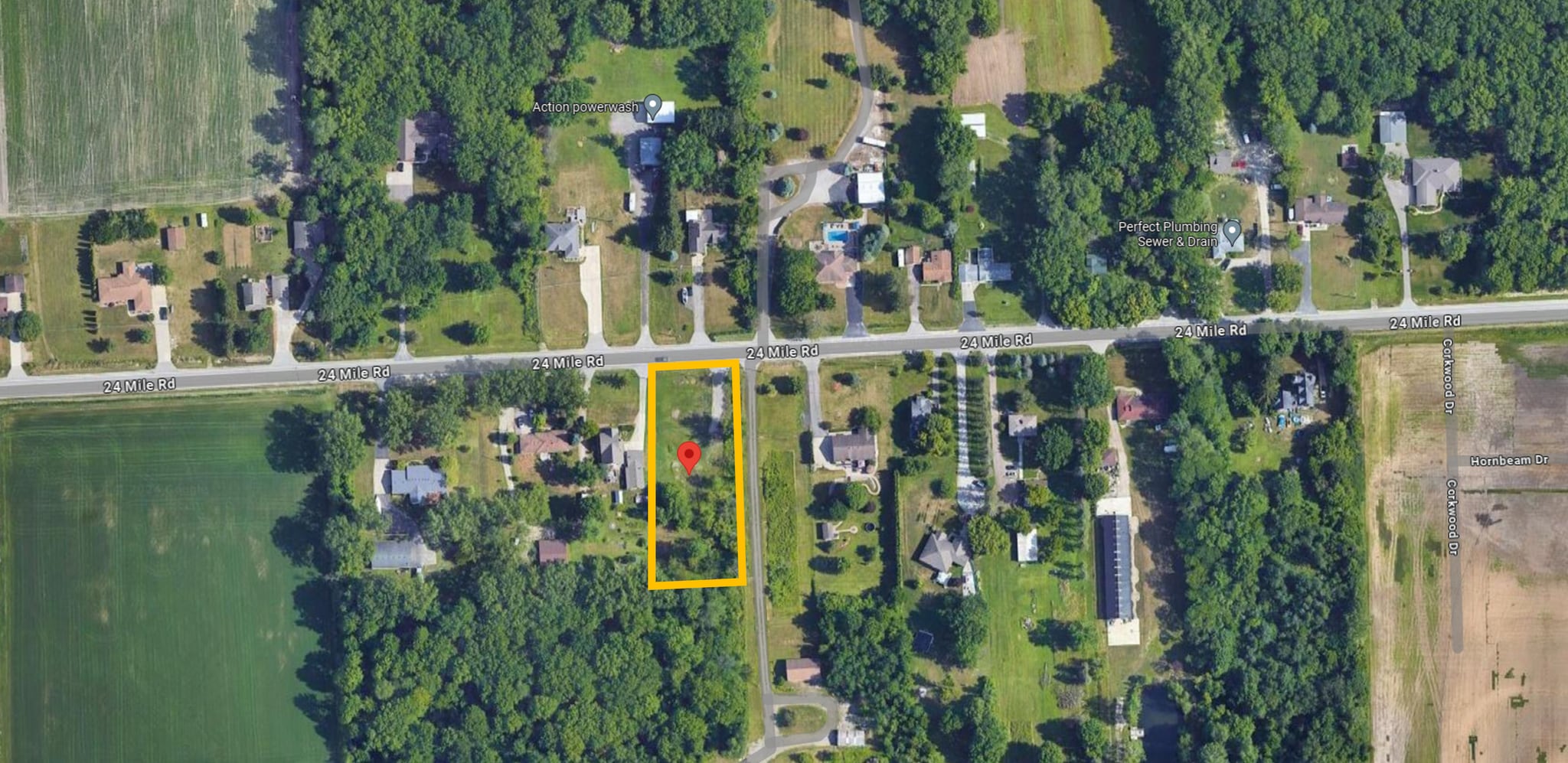 24210 24 Mile Rd, Macomb, MI for sale Aerial- Image 1 of 3