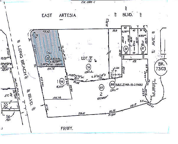 6590 Long Beach Blvd, Long Beach, CA for lease - Plat Map - Image 2 of 6