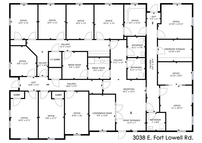 3038 E Fort Lowell Rd, Tucson, AZ for sale - Floor Plan - Image 2 of 16