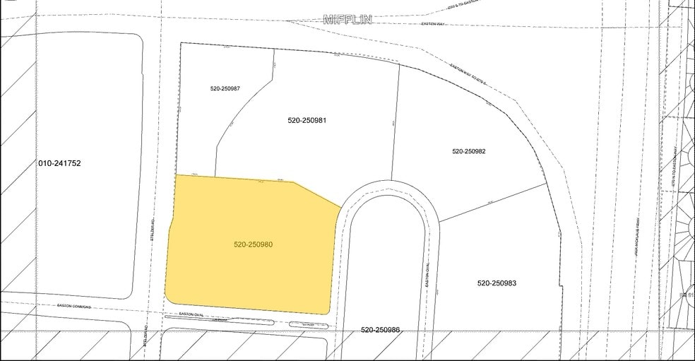 1 Easton Oval, Columbus, OH for lease - Plat Map - Image 2 of 5