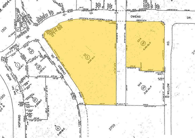 5860 Owens Dr, Pleasanton, CA for lease - Plat Map - Image 1 of 7