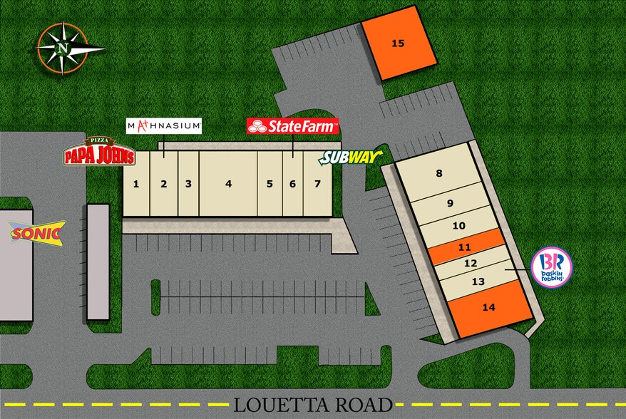 13040 Louetta Rd, Cypress, TX for lease - Site Plan - Image 2 of 2