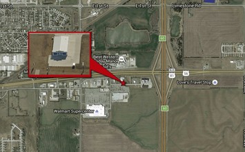 2210 E Kansas Ave, Mcpherson, KS - aerial  map view