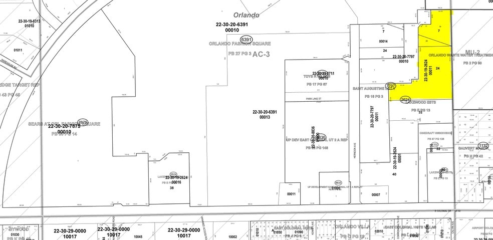 819 Herndon Ave, Orlando, FL for sale - Plat Map - Image 2 of 5