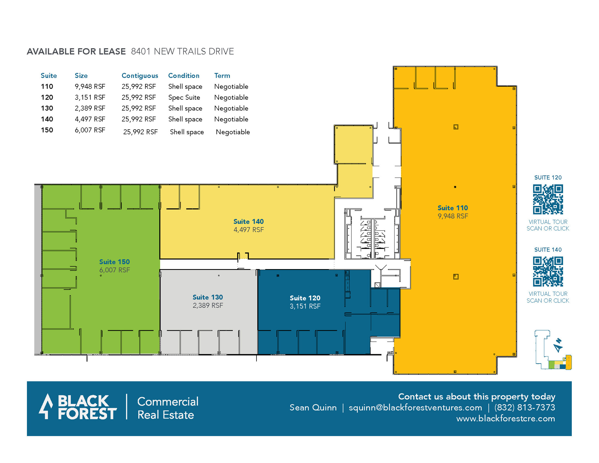 8401 New Trails Dr, The Woodlands, TX for lease Floor Plan- Image 1 of 1