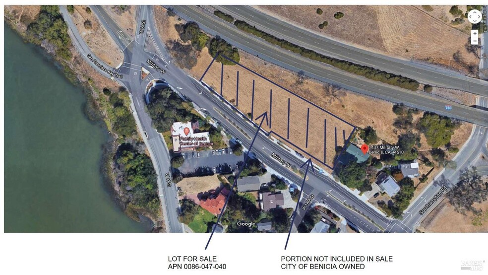 1400 Military w, Benicia, CA for sale - Aerial - Image 3 of 3