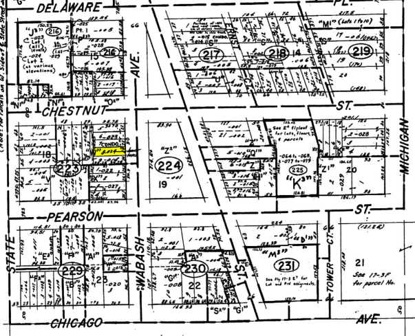 21 E Chestnut St, Chicago, IL for sale - Plat Map - Image 1 of 1