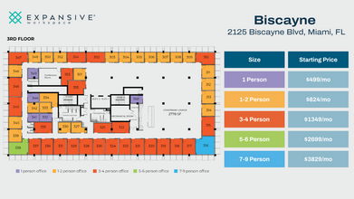 2125 Biscayne Blvd, Miami, FL for lease Floor Plan- Image 1 of 5