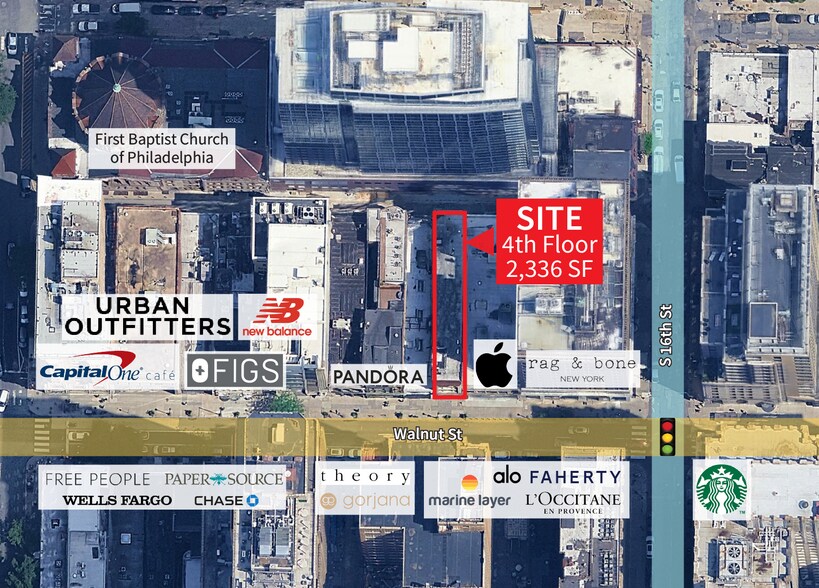 1611 Walnut St, Philadelphia, PA for lease - Building Photo - Image 1 of 10