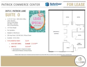 2875 E Patrick Ln, Las Vegas, NV for lease Floor Plan- Image 2 of 3