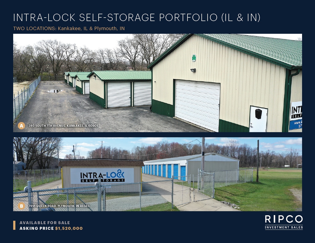 Intra-Lock Self-Storage Portfolio portfolio of 2 properties for sale on LoopNet.com Building Photo- Image 1 of 12