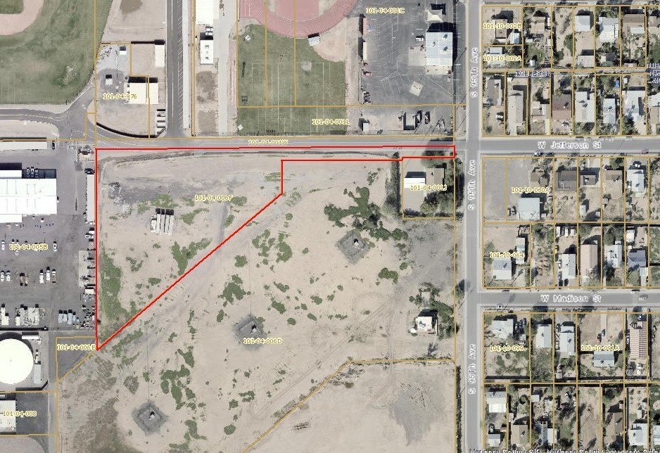 96th & Jefferson St, Tolleson, AZ for sale Aerial- Image 1 of 1