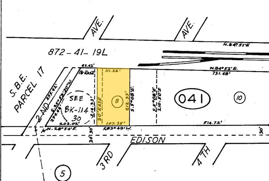 3051 Edison Way, Redwood City, CA for sale - Plat Map - Image 2 of 4