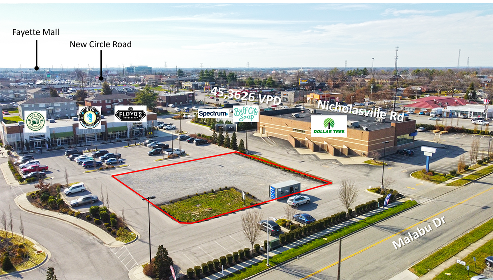 120 Malabu Dr, Lexington, KY for lease - Aerial - Image 3 of 5