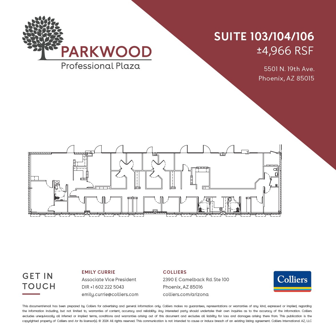 5501 N 19th Ave, Phoenix, AZ for lease Floor Plan- Image 1 of 1