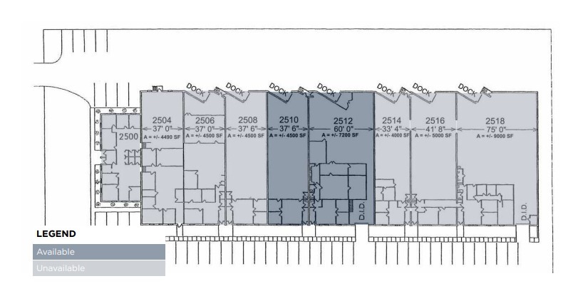 2500-2518 Wisconsin Ave, Downers Grove, IL for lease Floor Plan- Image 1 of 1