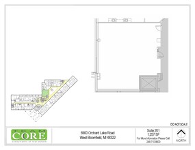 6900 Orchard Lake Rd, West Bloomfield, MI for lease Floor Plan- Image 1 of 1