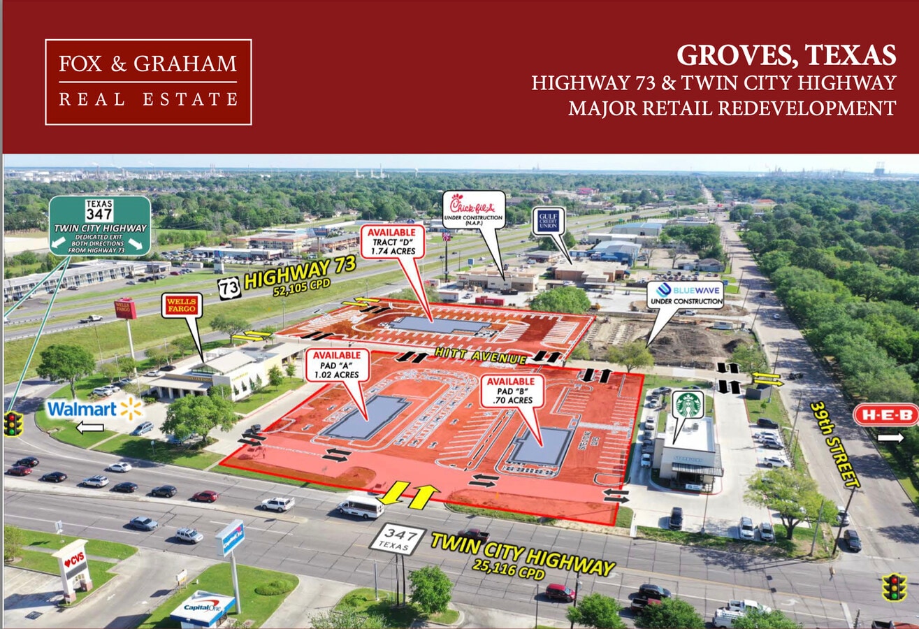 Highway 73, Groves, TX 77619 Major Retail Development_Groves, TX