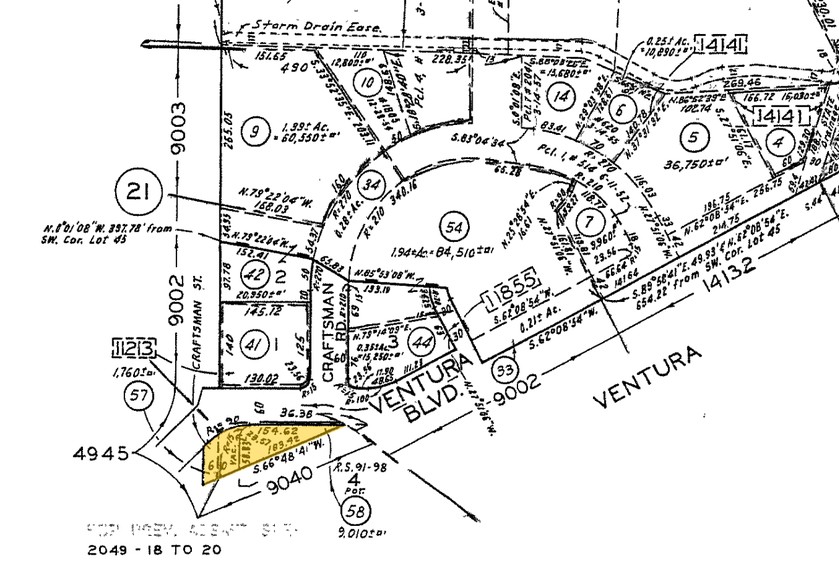 24000 Ventura Blvd, Calabasas, CA for lease - Plat Map - Image 2 of 7