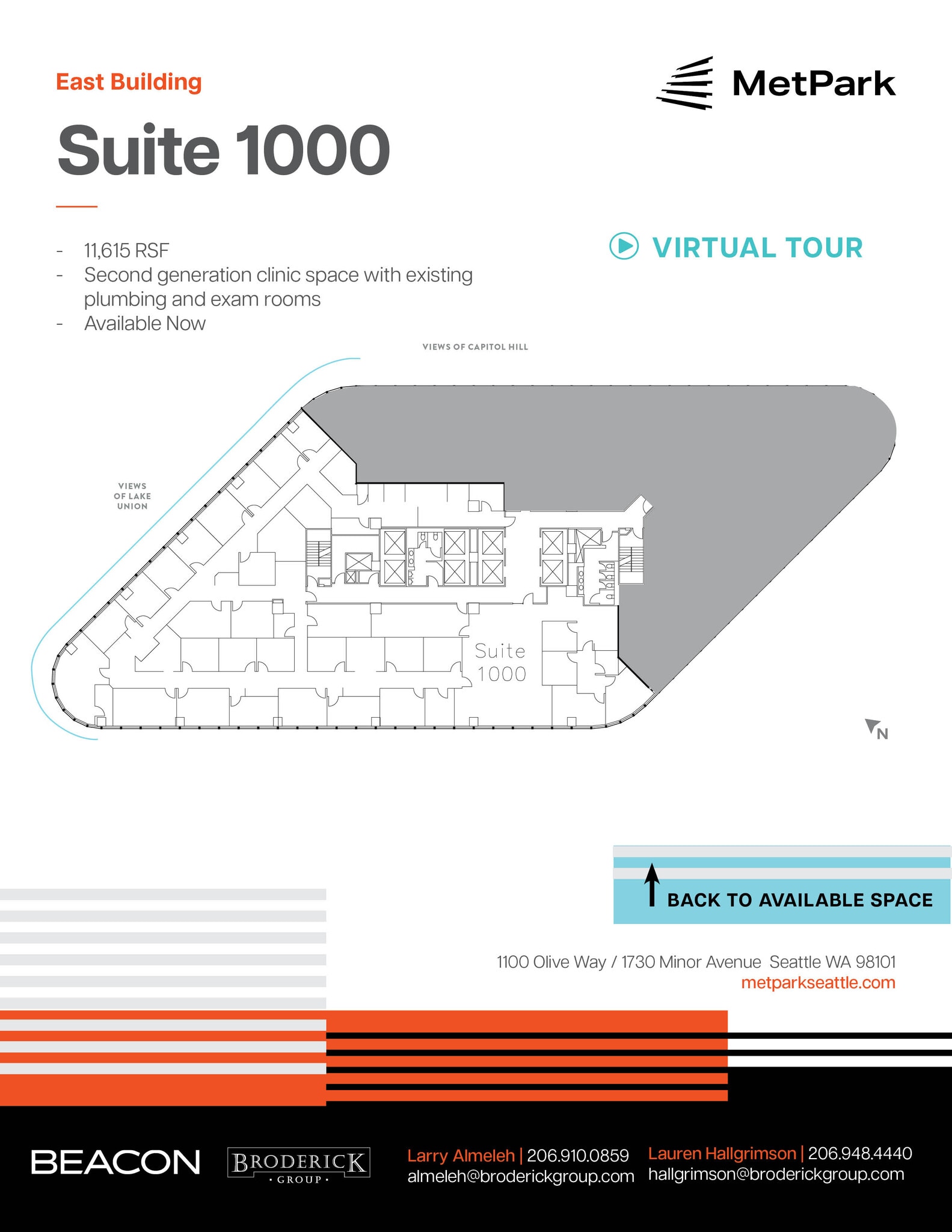 1100 Olive Way, Seattle, WA for lease Floor Plan- Image 1 of 1