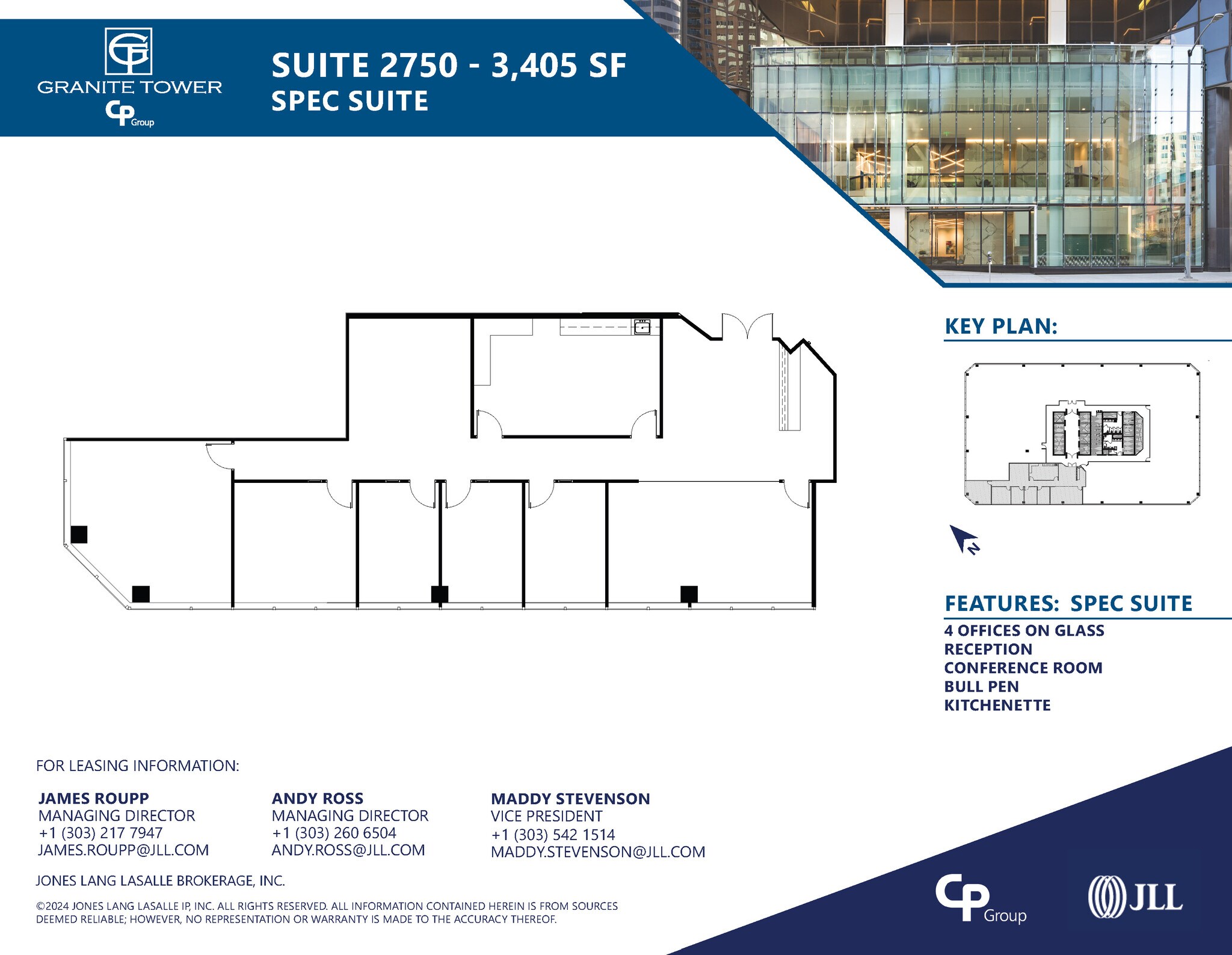 1099 18th St, Denver, CO for lease Floor Plan- Image 1 of 1