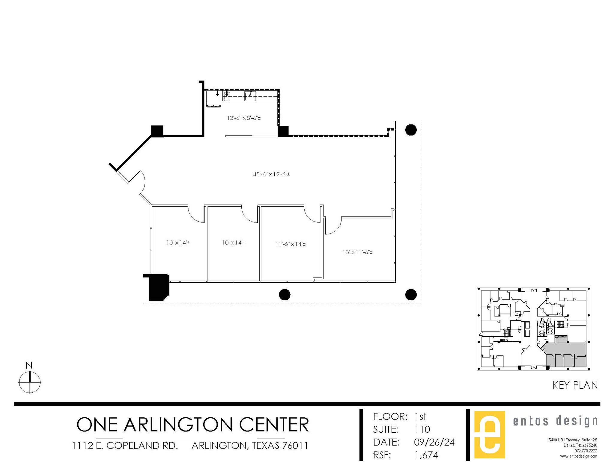 1112 E Copeland Rd, Arlington, TX for lease Floor Plan- Image 1 of 12