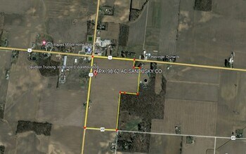 12980 N. FOSTORIA RD., Bradner, OH - AERIAL  map view