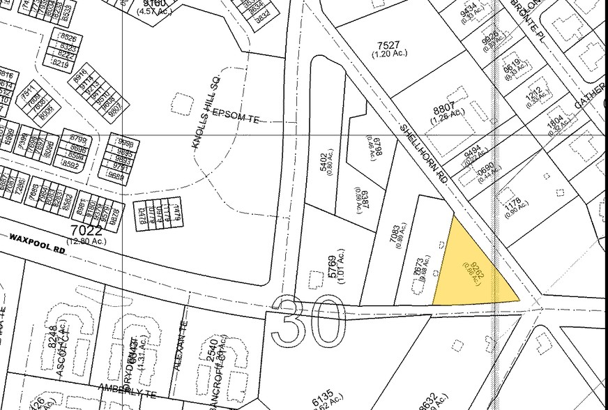 21735 Shellhorn Rd, Ashburn, VA for lease - Plat Map - Image 2 of 3