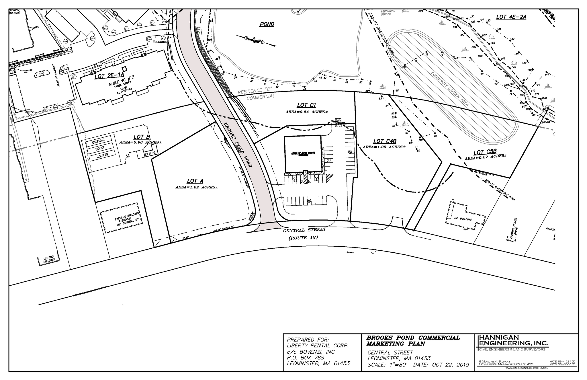 Central St Route 12, Leominster, MA for sale Site Plan- Image 1 of 1