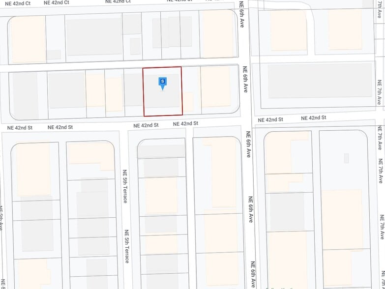 559 NE 42nd St, Oakland Park, FL for lease - Plat Map - Image 2 of 5