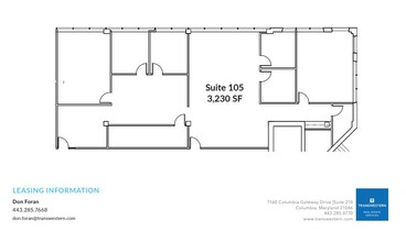 7125 Thomas Edison Dr, Columbia, MD for lease Floor Plan- Image 2 of 2