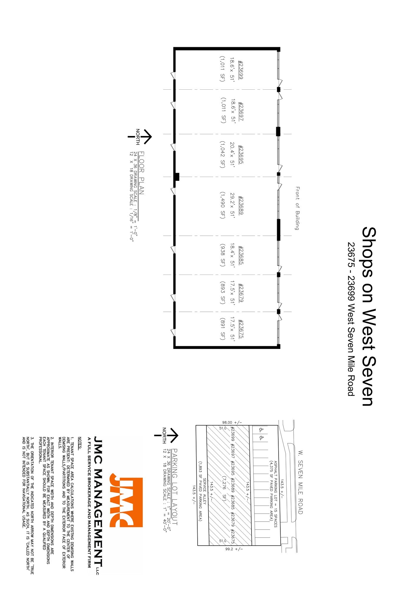 23675-23699 W Seven Mile Rd, Detroit, MI for lease Site Plan- Image 1 of 1