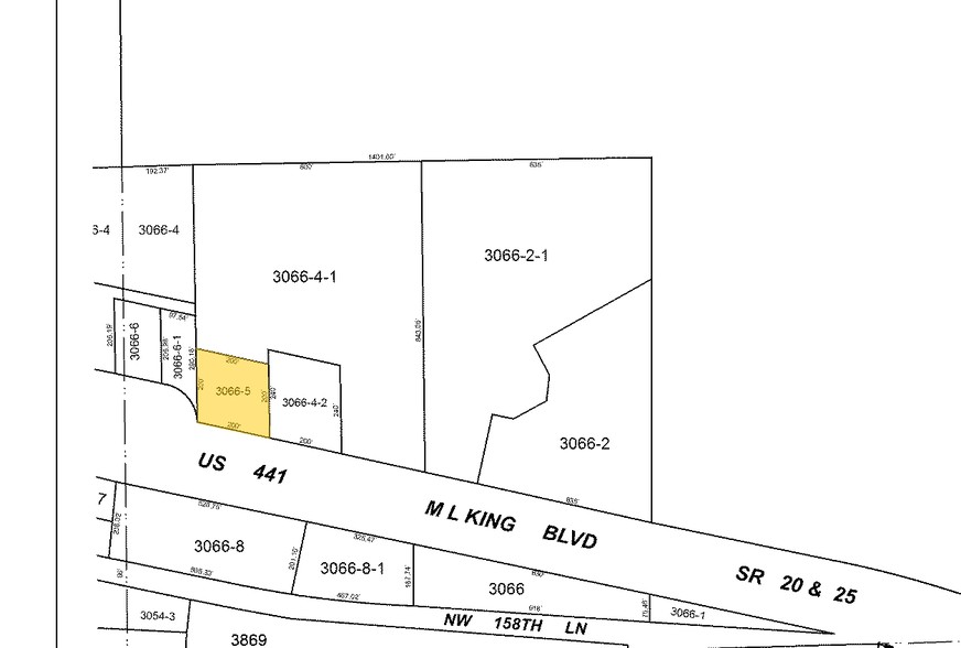 15947 NW US 441, Alachua, FL for lease - Plat Map - Image 3 of 4