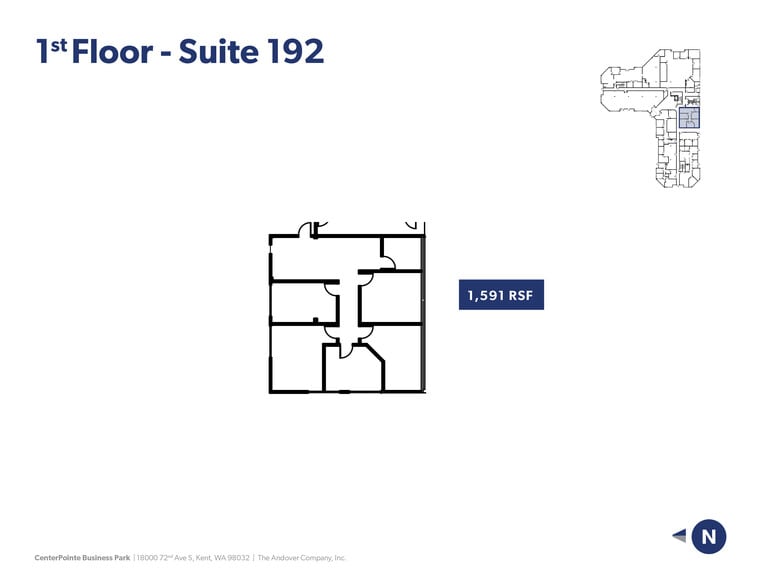 18000 72nd Ave S, Kent, WA for lease - Floor Plan - Image 3 of 19