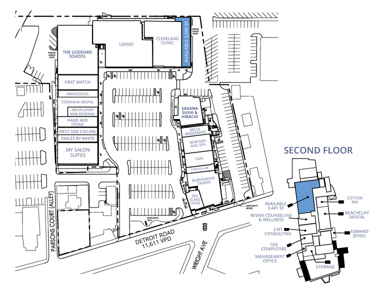 19300 Detroit Rd, Rocky River, OH for lease - Site Plan - Image 2 of 13