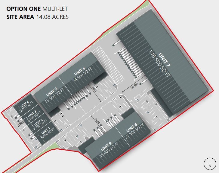 Grimshaw Ln, Manchester for lease - Site Plan - Image 2 of 2