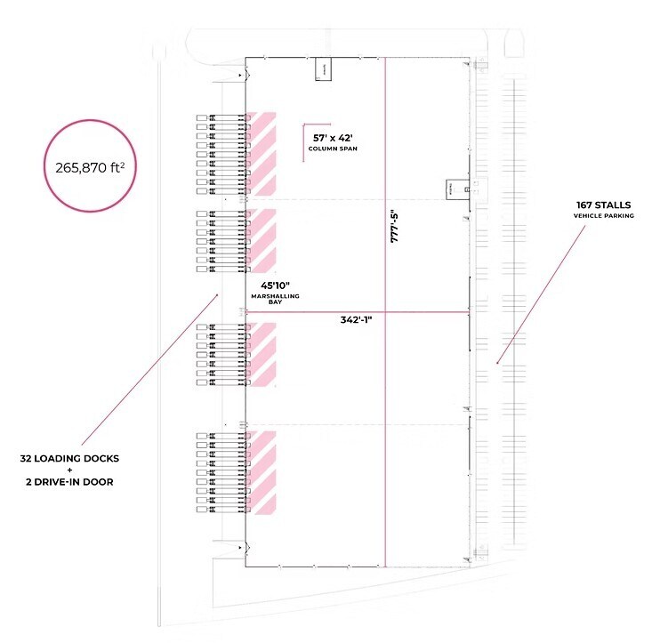 500 Rue Hector-Lanthier, Boisbriand, QC for lease Floor Plan- Image 1 of 3