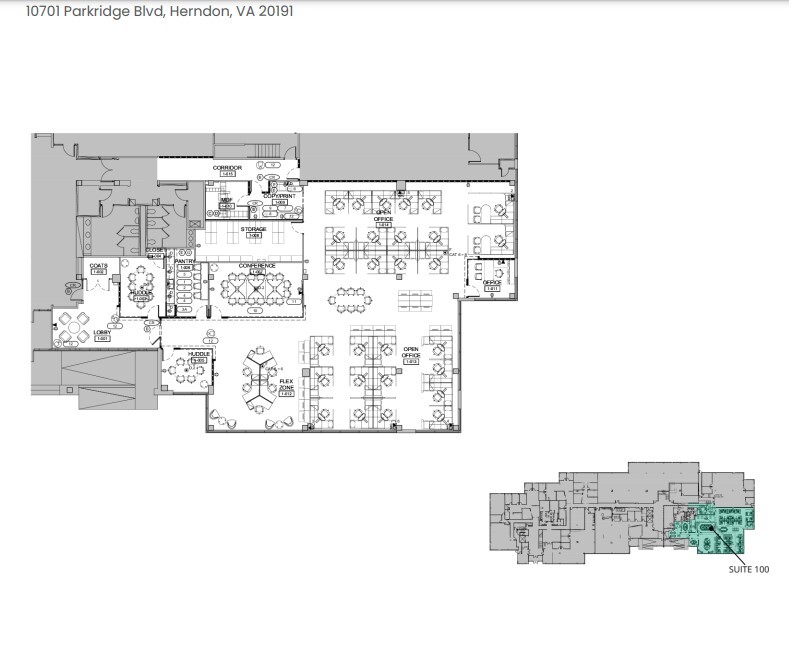 10701 Parkridge Blvd, Reston, VA for lease Floor Plan- Image 1 of 1