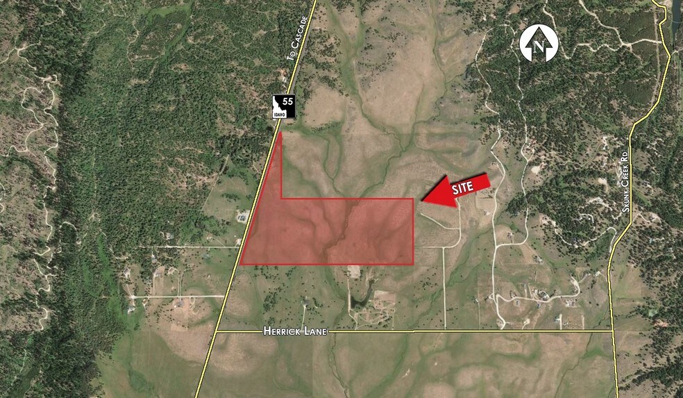 Highway 55 & Herrick Lane, Cascade, ID for sale - Building Photo - Image 1 of 1