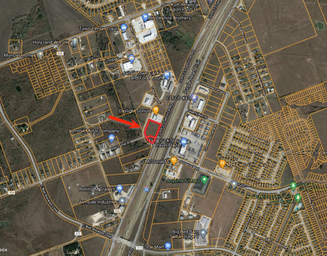 11765 I-35, Jarrell, TX for sale Aerial- Image 1 of 1